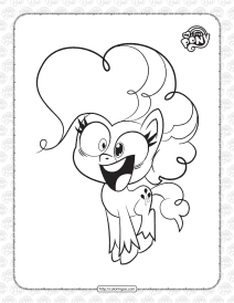 free pony life pinkie pie pdf coloring pages