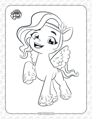 mlp pipp petals coloring pages for kids