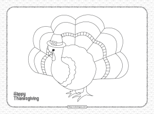 printable happy thanksgiving pdf coloring book