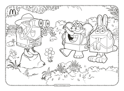 printable mcdonalds pdf coloring book