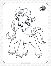 Printable MLP Sunny Starscout Coloring Pages