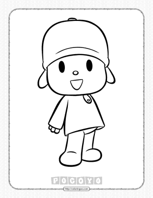 printable pocoyo coloring pages for kids
