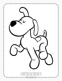 printable pocoyo cute loula coloring pages