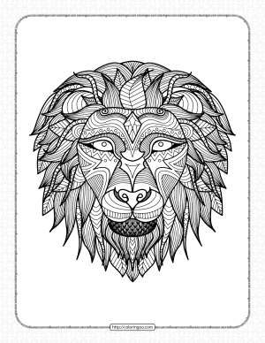 Lion Coloring Pages