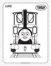 printables thomas and friends luke coloring page