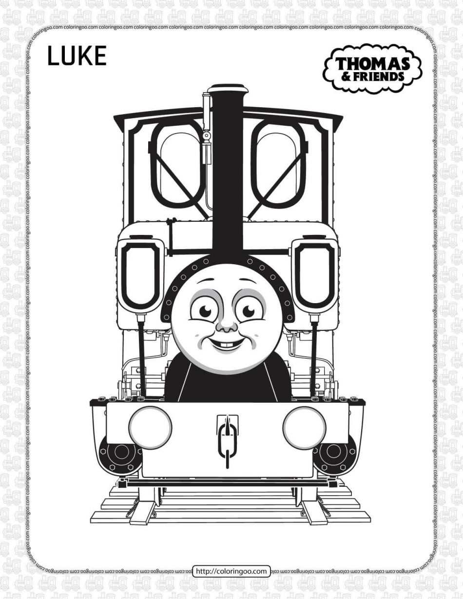 Printables Thomas and Friends Luke Coloring Page
