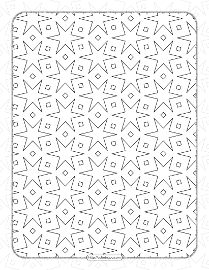 free printable pdf geometric pattern 039