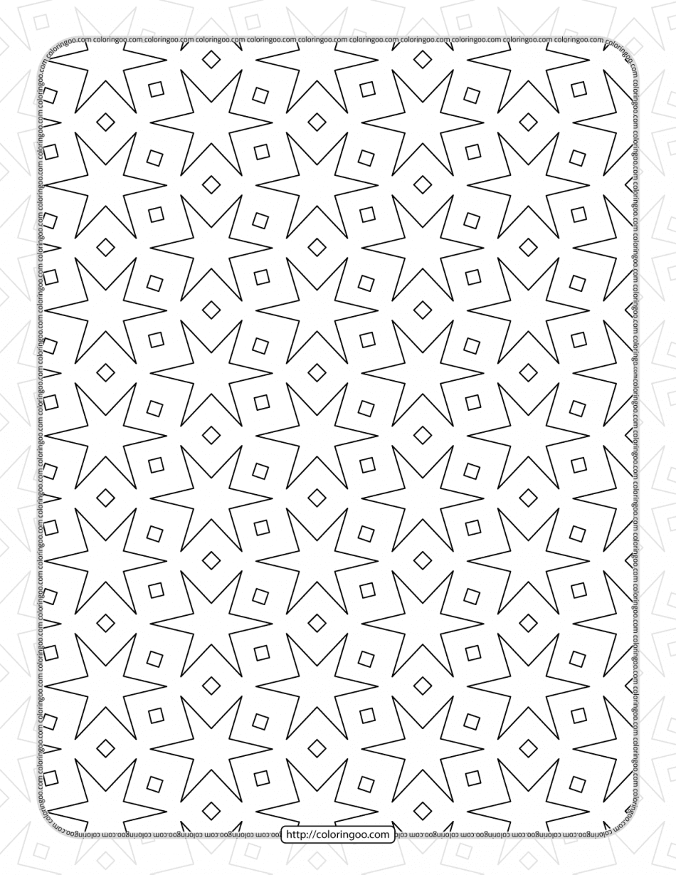 Free Printable Pdf Geometric Pattern 039