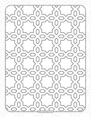 free printable pdf geometric pattern 040