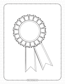 free printable rosette pdf outline sheet