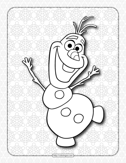 frozen olaf coloring book for kids