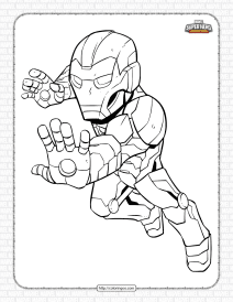 Marvel Iron Man Pdf Coloring Pages