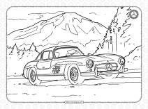 mercedes benz pdf coloring book