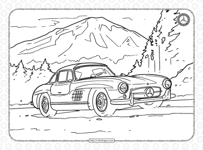 mercedes benz pdf coloring book