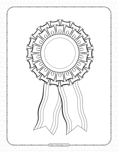 printable blank rosette outline pdf worksheet