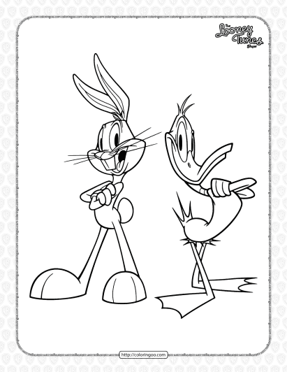 printable the looney tunes pdf coloring book