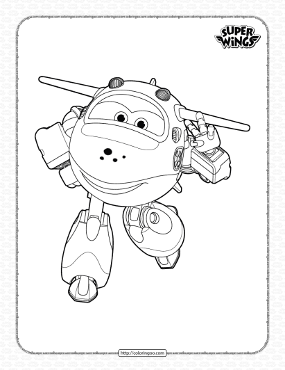 super wings mira pdf coloring pages