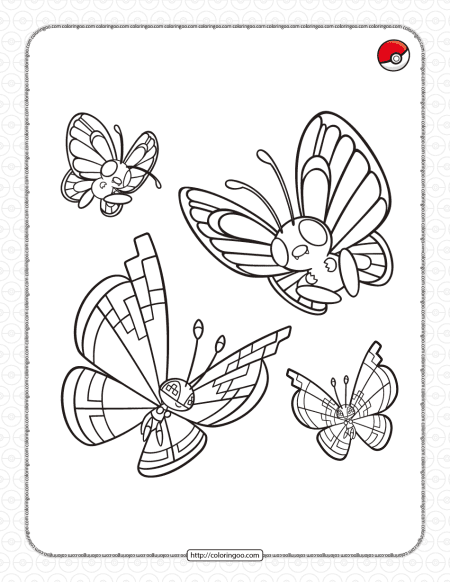 flying type pokemon pdf coloring page