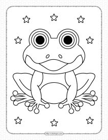 frog coloring pages for kids