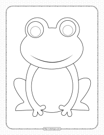 printable frog coloring pages