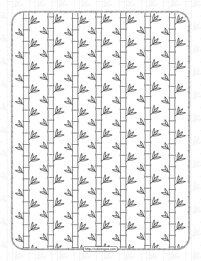 bamboo forest coloring pages