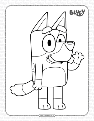 bluey coloring pages for kids