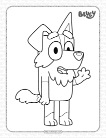 coloring pages of mackenzie bluey