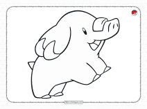 Pokemon Phanpy Coloring Pages