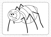 Free Spider Coloring Pages for Kids