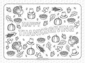 free thanksgiving coloring pages