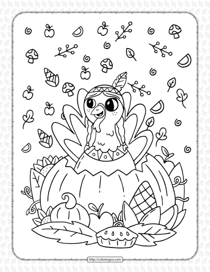 free thanksgiving coloring pages for kids