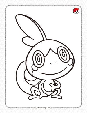 Pokemon Sobble Coloring Pages