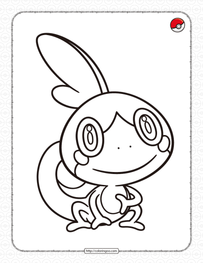 pokemon sobble coloring pages