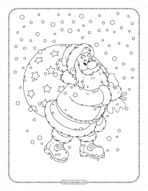 free santa claus coloring pages