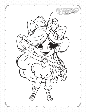 Hairdorables Willow Coloring Pages