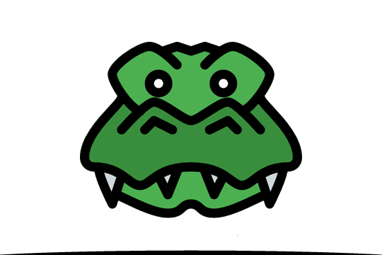 alligator coloring pages icon