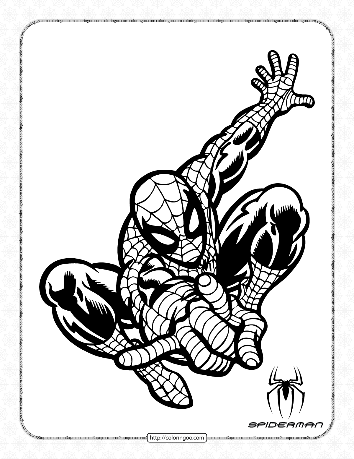 Free Printable Spider-Man Coloring Pages