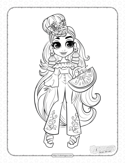 hairdorables hairmazing noah coloring pages