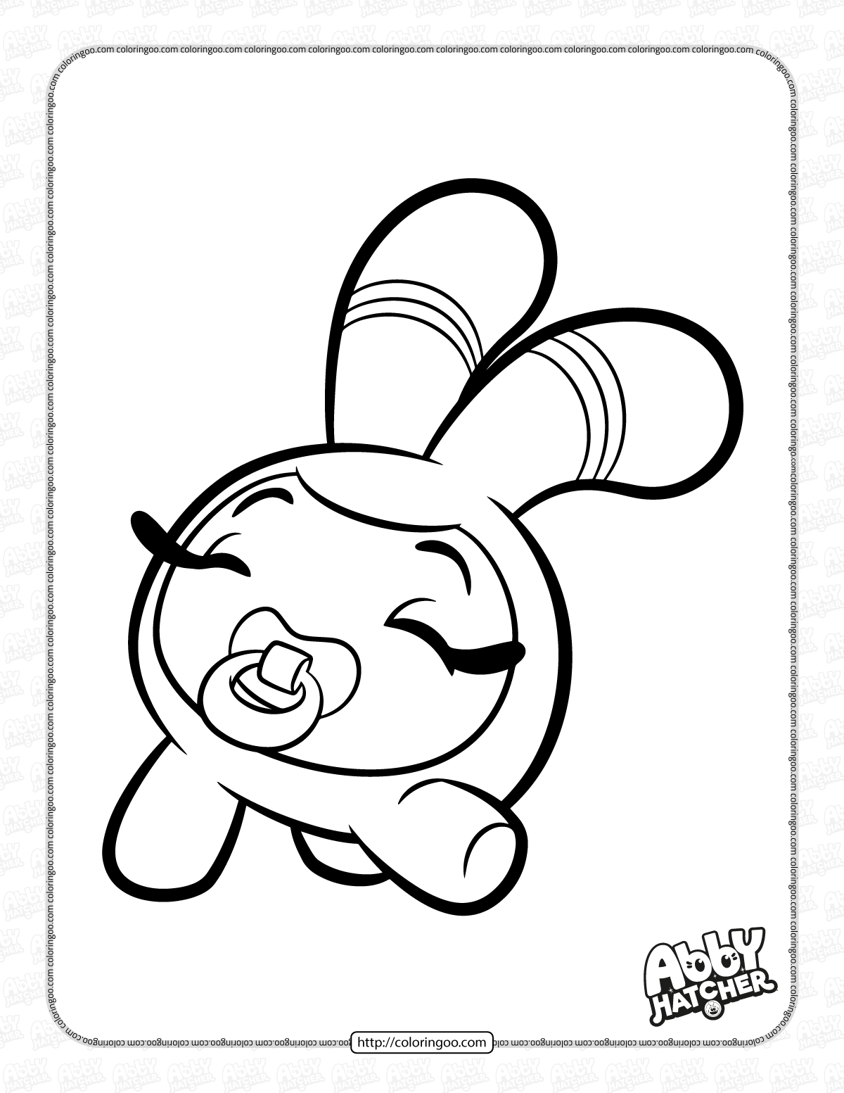 little squeaky peepers coloring pages