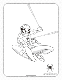 Printable Spider-Man Pdf Coloring Book