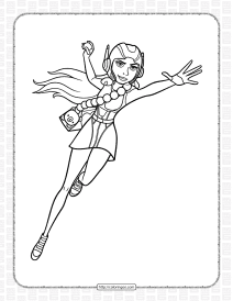 big hero 6 honey lemon coloring page