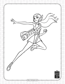 big hero 6 honey lemon coloring pages