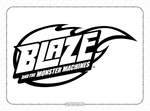 Blaze and The Monster Machines Pdf Logo