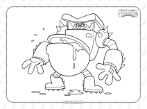 captain underpants doctor diaper coloring pages 1