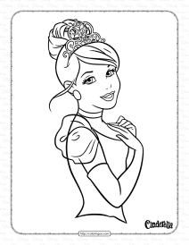 disney cinderella coloring pages for kids