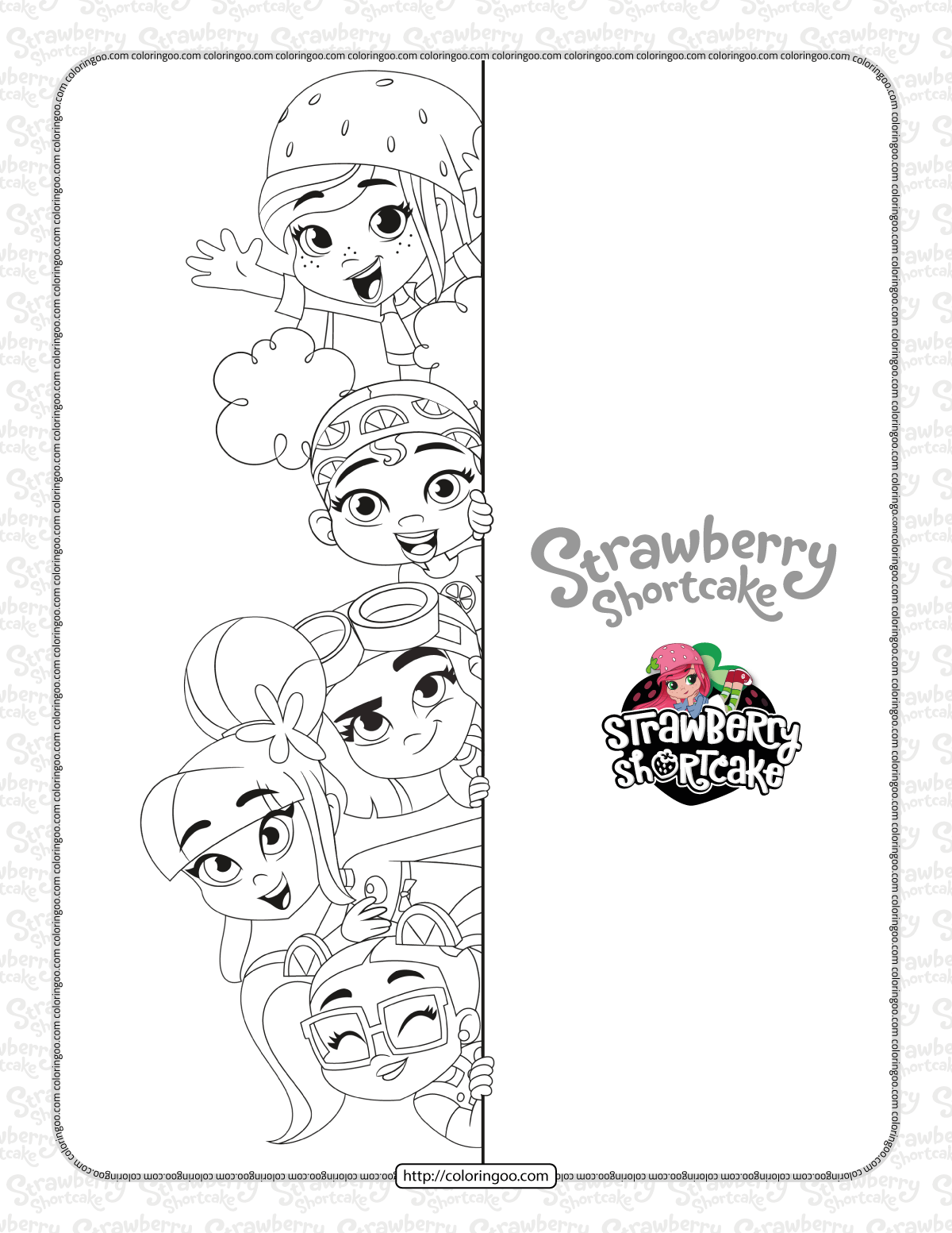 strawberry shortcake new coloring activities