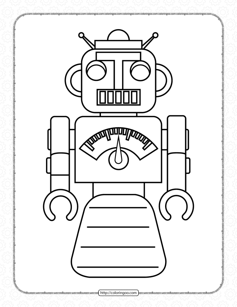 20+ Robots Coloring Pages (Free Pdf Printables)