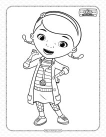 Printable Doc McStuffins Coloring Pages