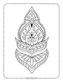 mandala coloring pages for adults