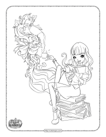 Regal Academy Astoria Rapunzel Coloring Pages